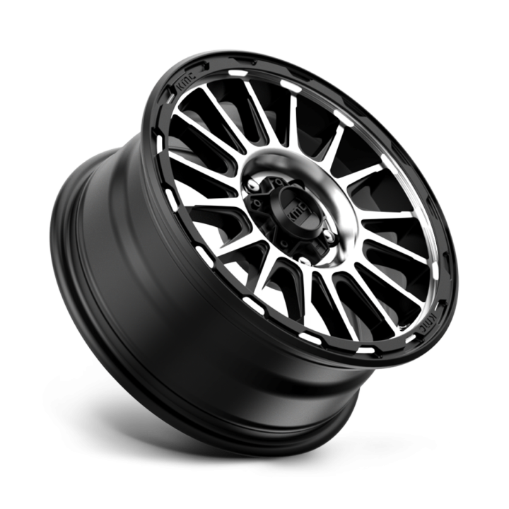 KMC IMPACT alloy wheel Satin Black Machined 8.0x16 ET0 5x150 - view 2