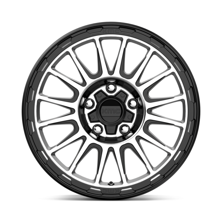 KMC IMPACT alloy wheel Satin Black Machined 8.0x16 ET0 5x150 - view 3