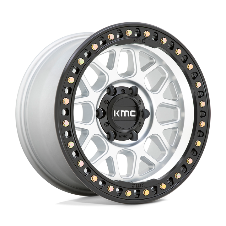 KMC GRS alloy wheel Machined With Satin Black Lip 9.0x17 ET18 6x114.3