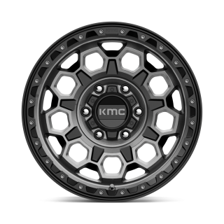 KMC TREK alloy wheel Satin Black With Gray Tint 9.0x17 ET18 6x114.3 - view 2