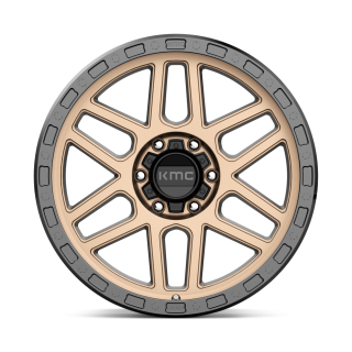 KMC MESA alloy wheel Matte Bronze With Black Lip 9.0x17 ET18 6x114.3 - view 2