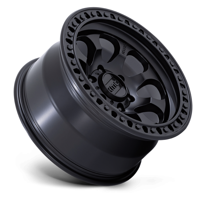 KMC RIOT SBL alloy wheel Satin Black 9.0x18 ET18 6x114.3 - view 2