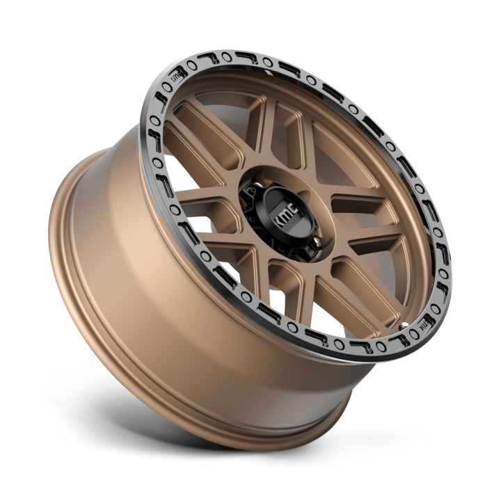 KMC MESA alloy wheel Matte Bronze With Black Lip 9.0x17 ET18 6x114.3 - view 3
