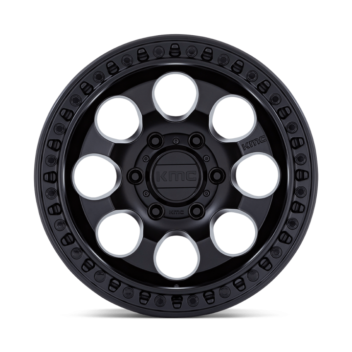KMC RIOT SBL alloy wheel Satin Black 9.0x18 ET18 6x114.3 - view 3