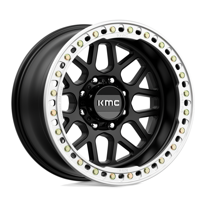 KMC GRENADE CRAWL BEADLOCK alloy wheel Satin Black 10.0x20 ET-48 8x165.1