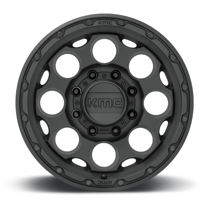 KMC DIRTY HARRY alloy wheel Textured Black 8.5x17 ET0 8x180 - view 3