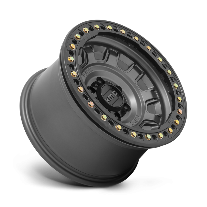 KMC TANK BEADLOCK alloy wheel Anthracite 9.0x17 ET-38 6x139.7 - view 2