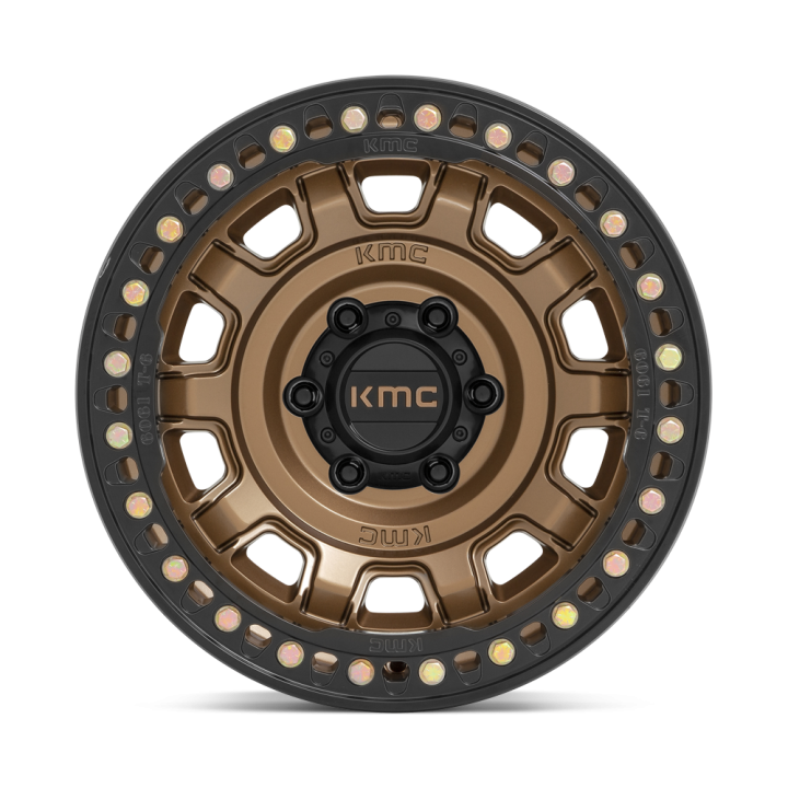 KMC TANK BEADLOCK alloy wheel Matte Bronze 9.0x17 ET-15 6x139.7 - view 2