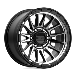 KMC IMPACT alloy wheel Satin Black Machined 9.0x17 ET-12 6x139.7