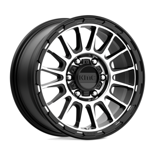KMC IMPACT alloy wheel Satin Black Machined 8.0x16 ET0 6x139.7