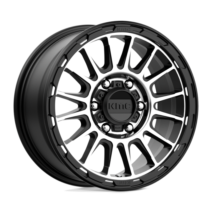 KMC IMPACT alloy wheel Satin Black Machined 8.0x16 ET0 6x139.7