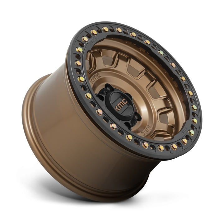 KMC TANK BEADLOCK alloy wheel Matte Bronze 9.0x17 ET-15 6x139.7 - view 3