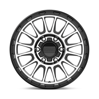 KMC IMPACT alloy wheel Satin Black Machined 8.0x16 ET0 6x139.7 - view 2