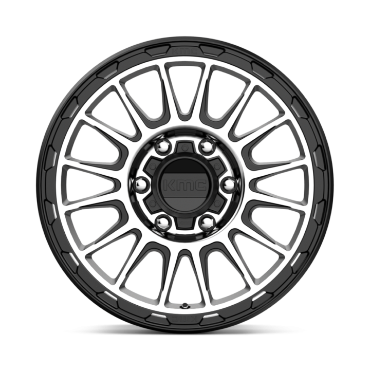 KMC IMPACT alloy wheel Satin Black Machined 8.0x16 ET0 6x139.7 - view 2
