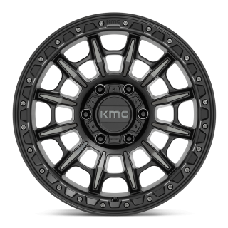 KMC CARNAGE alloy wheel Satin Black With Gray Tint 8.0x16 ET0 6x139.7 - view 2