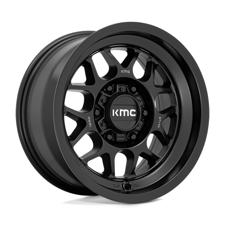 KMC TERRA alloy wheel Satin Black 8.0x16 ET0 6x139.7