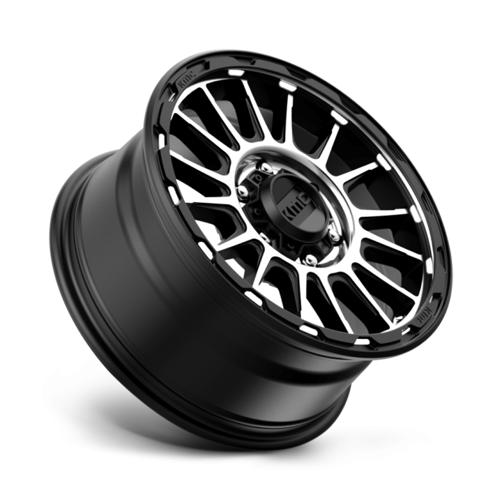 KMC IMPACT alloy wheel Satin Black Machined 8.0x16 ET0 6x139.7 - view 3
