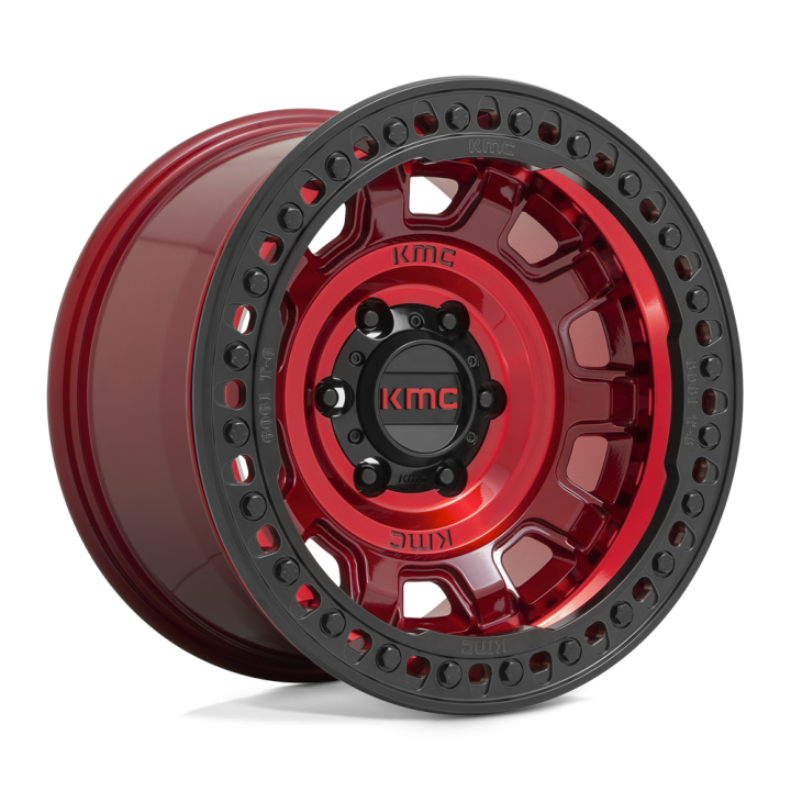 KMC TANK BEADLOCK alloy wheel Candy Red 9.0x17 ET-15 6x139.7