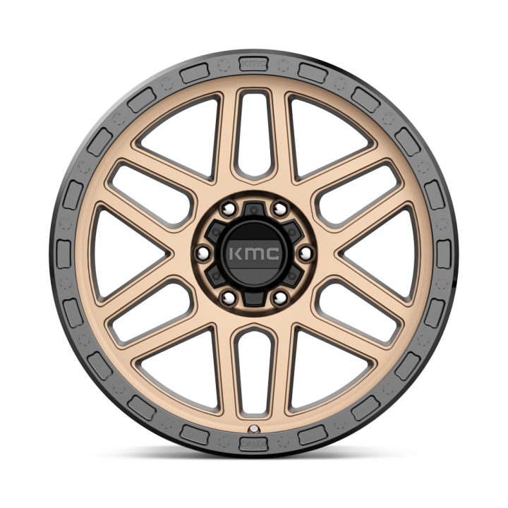 KMC MESA alloy wheel Matte Bronze With Black Lip 9.0x17 ET-12 6x139.7 - view 2