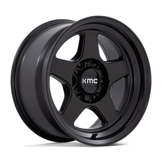 KMC LOBO alloy wheel Matte Black 8.5x17 ET-10 6x139.7