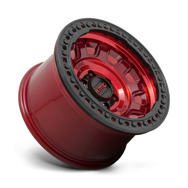 KMC TANK BEADLOCK alloy wheel Candy Red 9.0x17 ET-38 6x139.7 - view 2