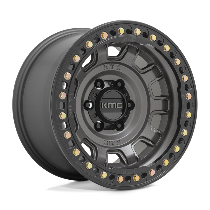 KMC TANK BEADLOCK alloy wheel Anthracite 9.0x17 ET-15 6x139.7