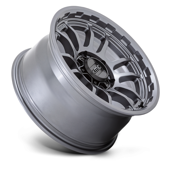 KMC WRATH alloy wheel Matte Anthracite 8.5x17 ET-10 6x139.7 - view 3