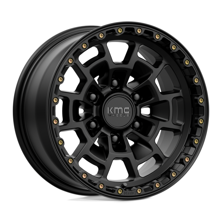 KMC SUMMIT alloy wheel Satin Black 8.0x16 ET0 6x139.7