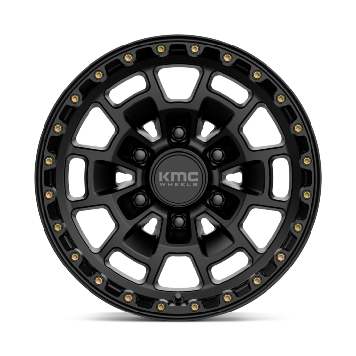 KMC SUMMIT alloy wheel Satin Black 8.0x16 ET0 6x139.7 - view 2