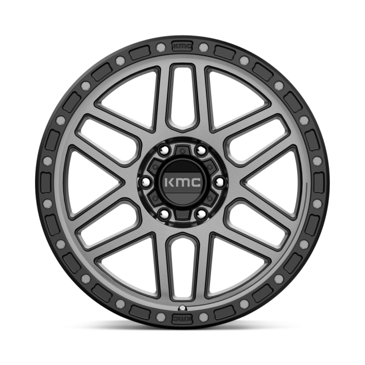 KMC MESA alloy wheel Satin Black With Gray Tint 9.0x17 ET-12 6x139.7 - view 3