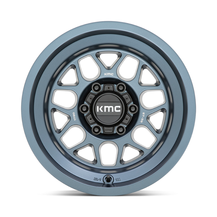 KMC TERRA alloy wheel Metallic Blue 9.0x17 ET-38 6x139.7 - view 2