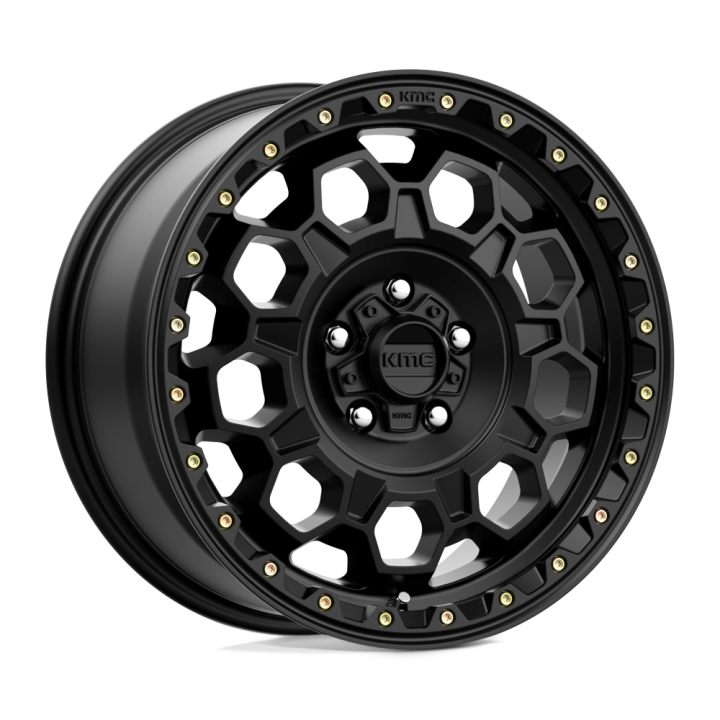KMC TREK alloy wheel Satin Black 8.0x17 ET20 6x139.7