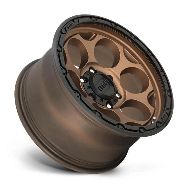 KMC DIRTY HARRY alloy wheel Matte Bronze With Black Lip 9.0x17 ET-12 6x139.7 - view 2