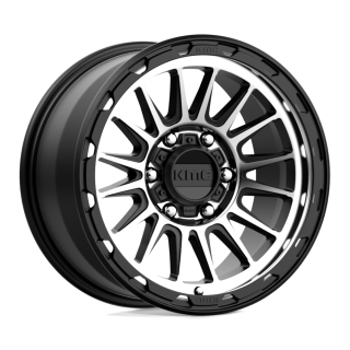 KMC IMPACT alloy wheel Satin Black Machined 9.0x17 ET18 6x139.7