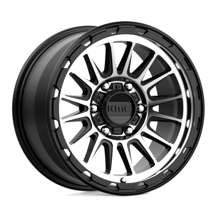 KMC IMPACT alloy wheel Satin Black Machined 9.0x17 ET18 6x139.7