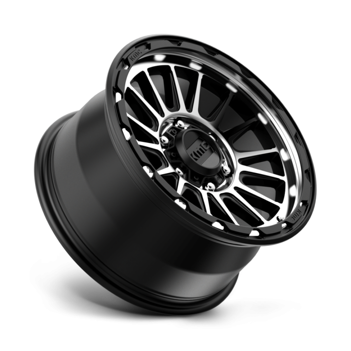 KMC IMPACT alloy wheel Satin Black Machined 9.0x17 ET18 6x139.7 - view 2