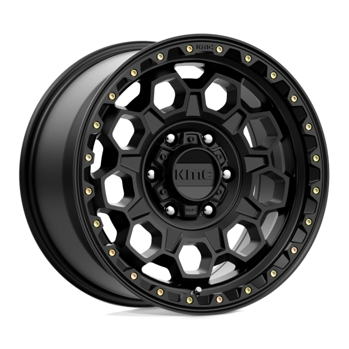 KMC TREK alloy wheel Satin Black 9.0x17 ET18 6x139.7