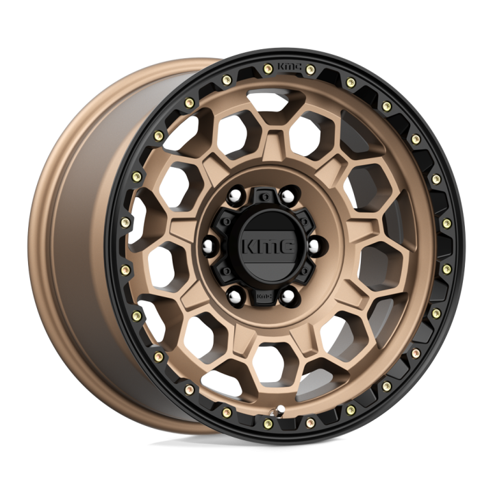 KMC TREK alloy wheel Matte Bronze With Black Lip 9.0x17 ET0 6x139.7