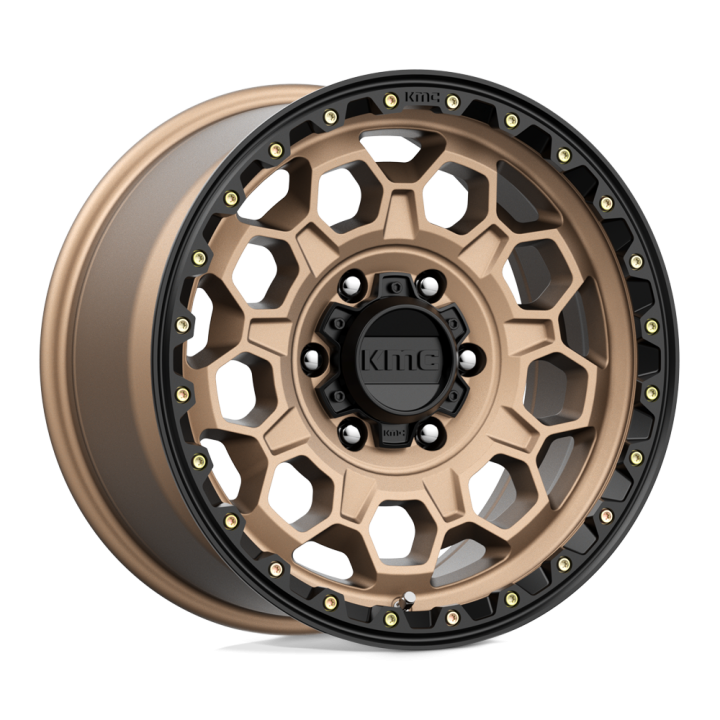 KMC TREK alloy wheel Matte Bronze With Black Lip 9.0x17 ET18 6x139.7