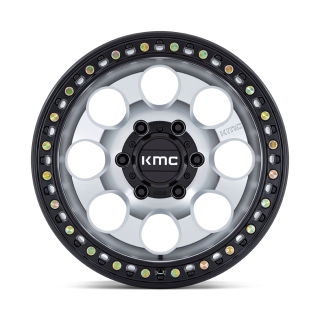 KMC RIOT SBL alloy wheel Machined With Satin Black Lip 8.5x17 ET10 6x139.7 - view 2