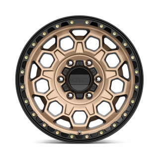 KMC TREK alloy wheel Matte Bronze With Black Lip 9.0x17 ET18 6x139.7 - view 2