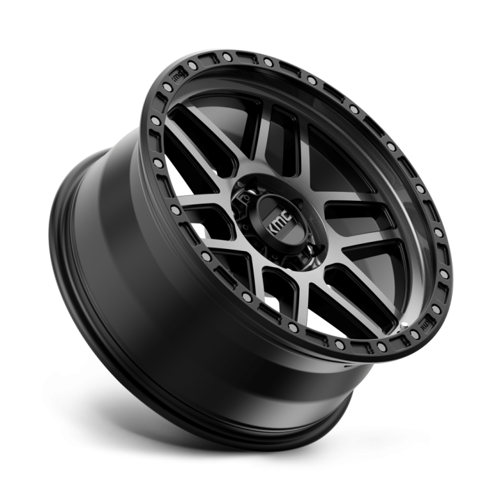 KMC MESA alloy wheel Satin Black With Gray Tint 8.5x17 ET0 6x139.7 - view 2