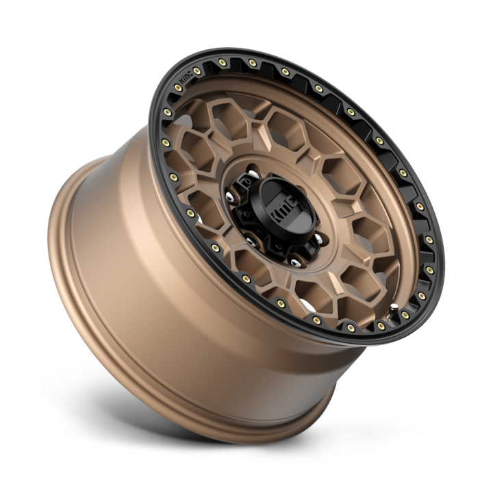 KMC TREK alloy wheel Matte Bronze With Black Lip 9.0x17 ET18 6x139.7 - view 3