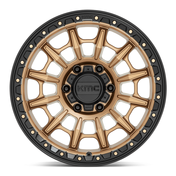 KMC CARNAGE alloy wheel Matte Bronze With Black Lip 9.0x17 ET0 6x139.7 - view 2