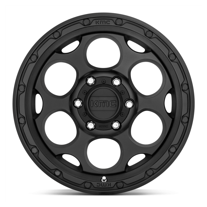 KMC DIRTY HARRY alloy wheel Textured Black 8.5x17 ET0 6x139.7 - view 3