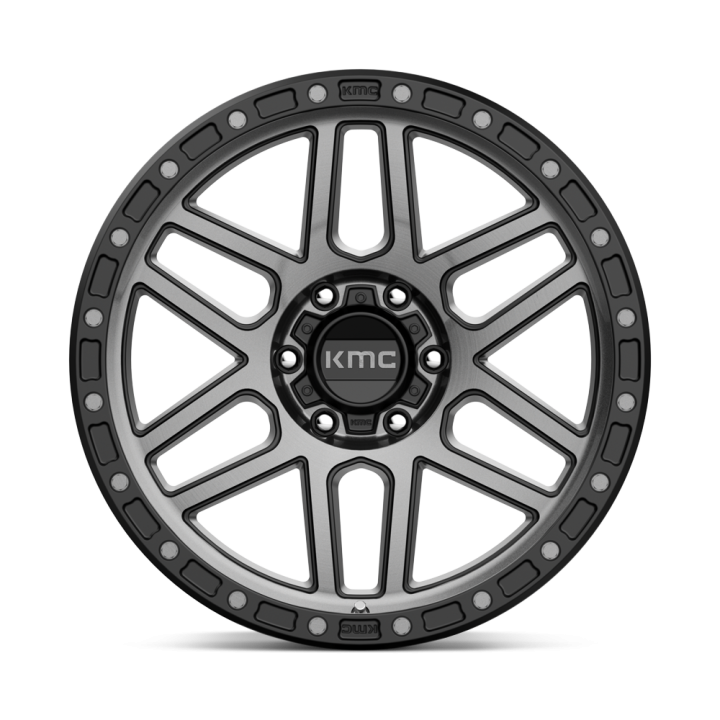 KMC MESA alloy wheel Satin Black With Gray Tint 8.5x17 ET0 6x139.7 - view 3
