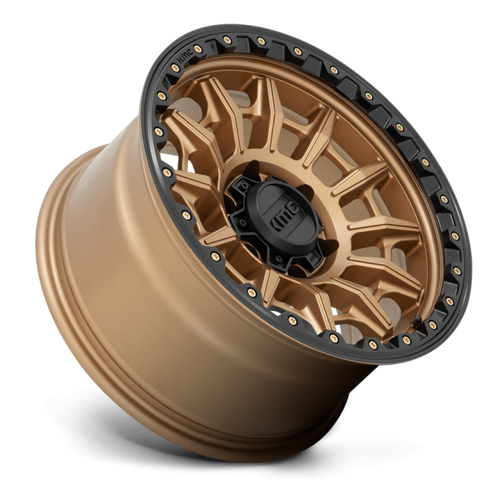 KMC CARNAGE alloy wheel Matte Bronze With Black Lip 9.0x17 ET0 6x139.7 - view 3