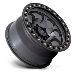 KMC RIOT SBL alloy wheel Anthracite With Satin Black Lip 8.5x17 ET10 6x139.7 - view 2