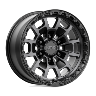 KMC SUMMIT alloy wheel Satin Black With Gray Tint 8.5x17 ET0 6x139.7