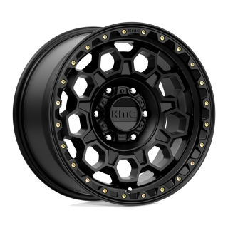 KMC TREK alloy wheel Satin Black 9.0x17 ET0 6x139.7